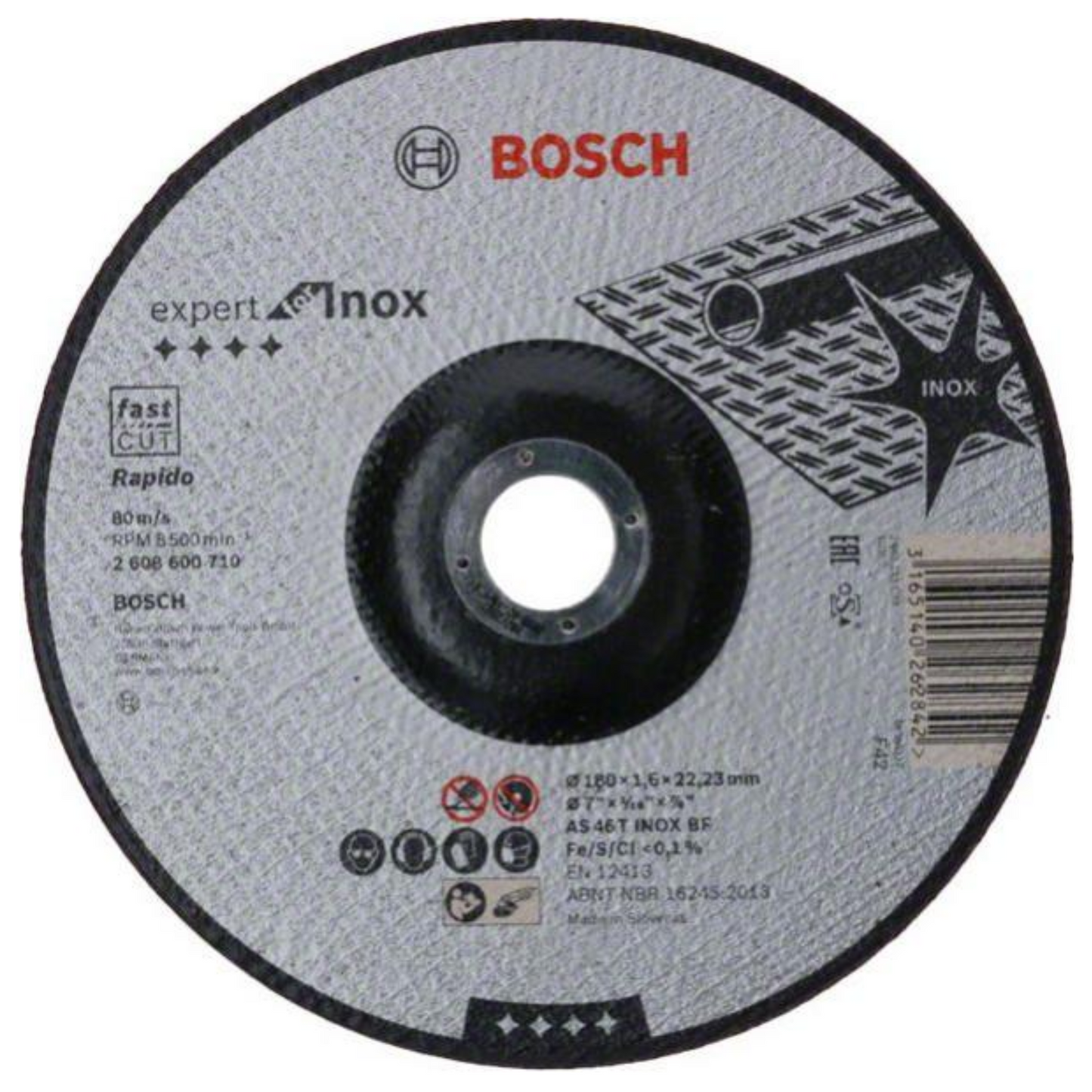 Bosch PRO Cutting Disc 230mm Steel Metal Thin Large Angle Grinder Bore 22.23mm