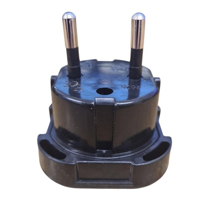 PowerConnect Euro Transformer UK Converter 3 Pin to European 2 Pin Plug with Safety Shutter