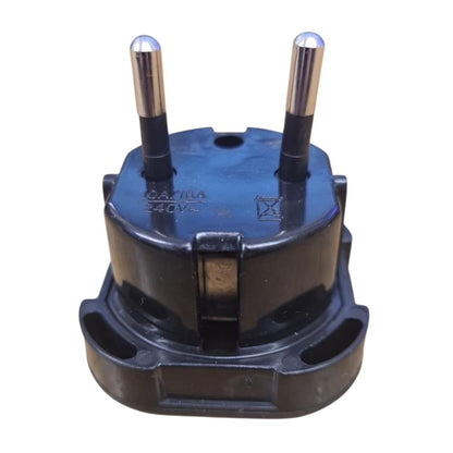 PowerConnect Euro Transformer UK Converter 3 Pin to European 2 Pin Plug with Safety Shutter