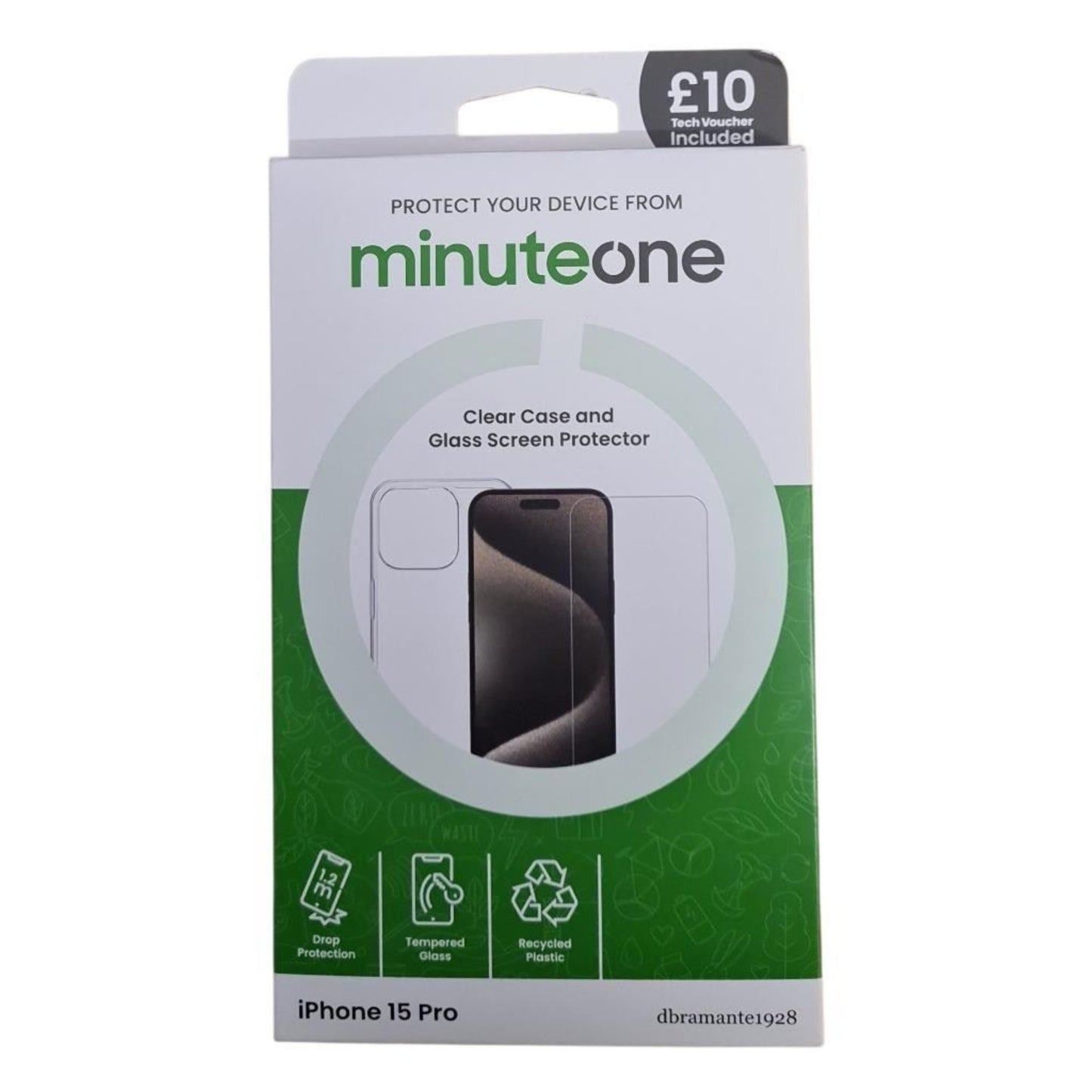 dbramante1928 iPhone 15 Pro Case and Screen Protector Plus £10 EE Discount