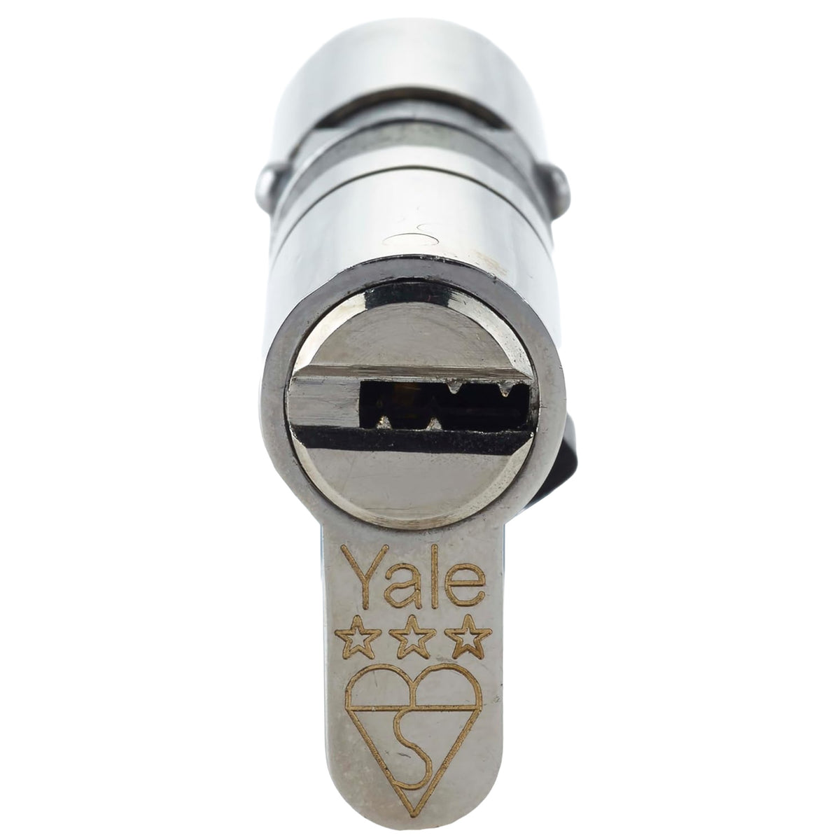 Yale Anti Snap 3 Star Double Cylinder High Security 45:50 95mm Nickel P-YS3-4550N