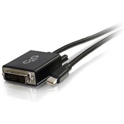 C2G 2m Mini DisplayPort Male to Single Link DVI-D Male Adapter Black 84335
