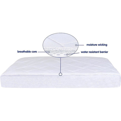 Baby Cot Crib Mattress  Breathable Safety Mattress 90x40x5cm Little Chick London