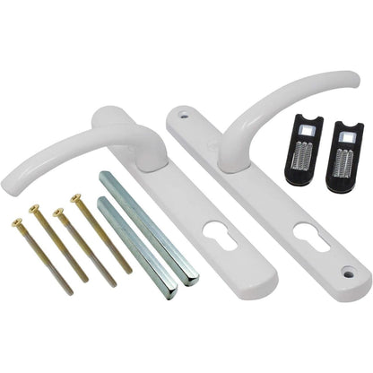 Yale Superior Door Handle Standard Security for PVCu Doors 92 mm/215 mm White