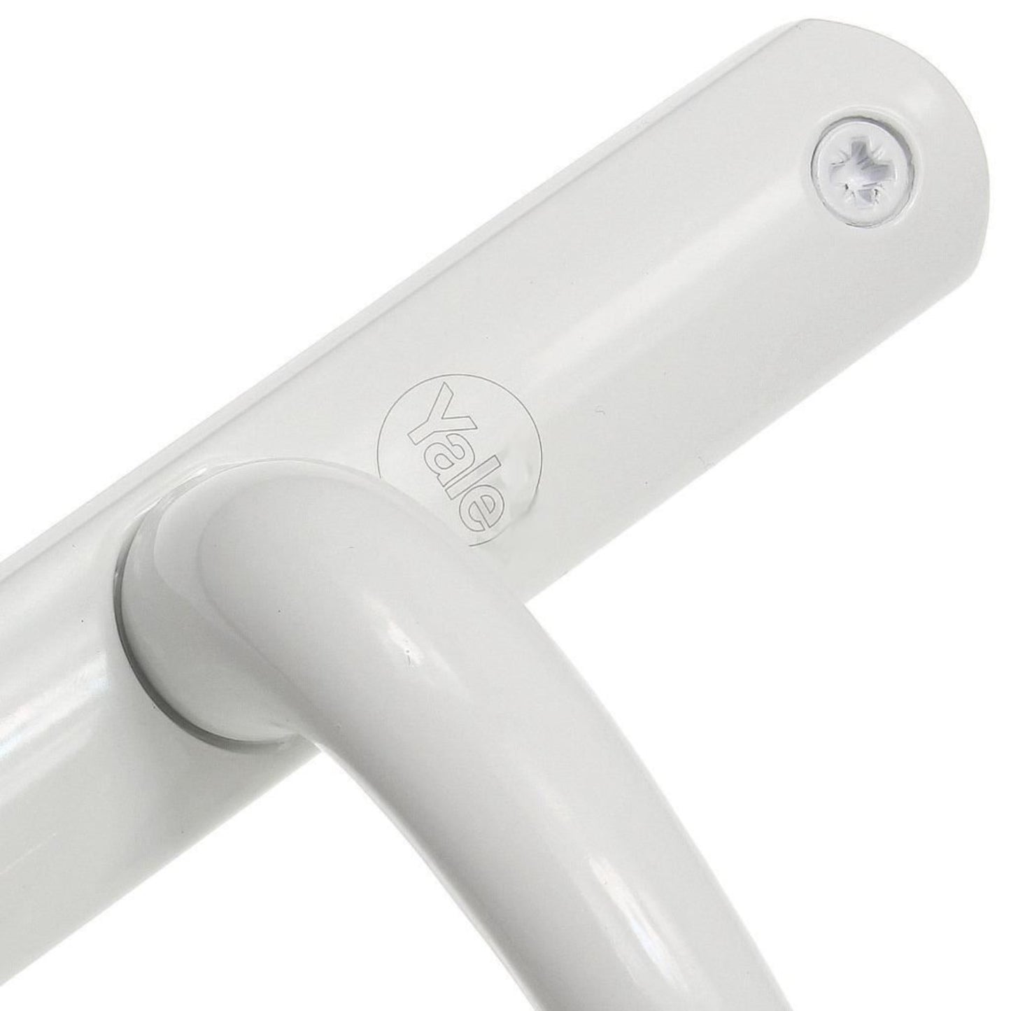 Yale Superior Door Handle Standard Security for PVCu Doors 92 mm/215 mm White