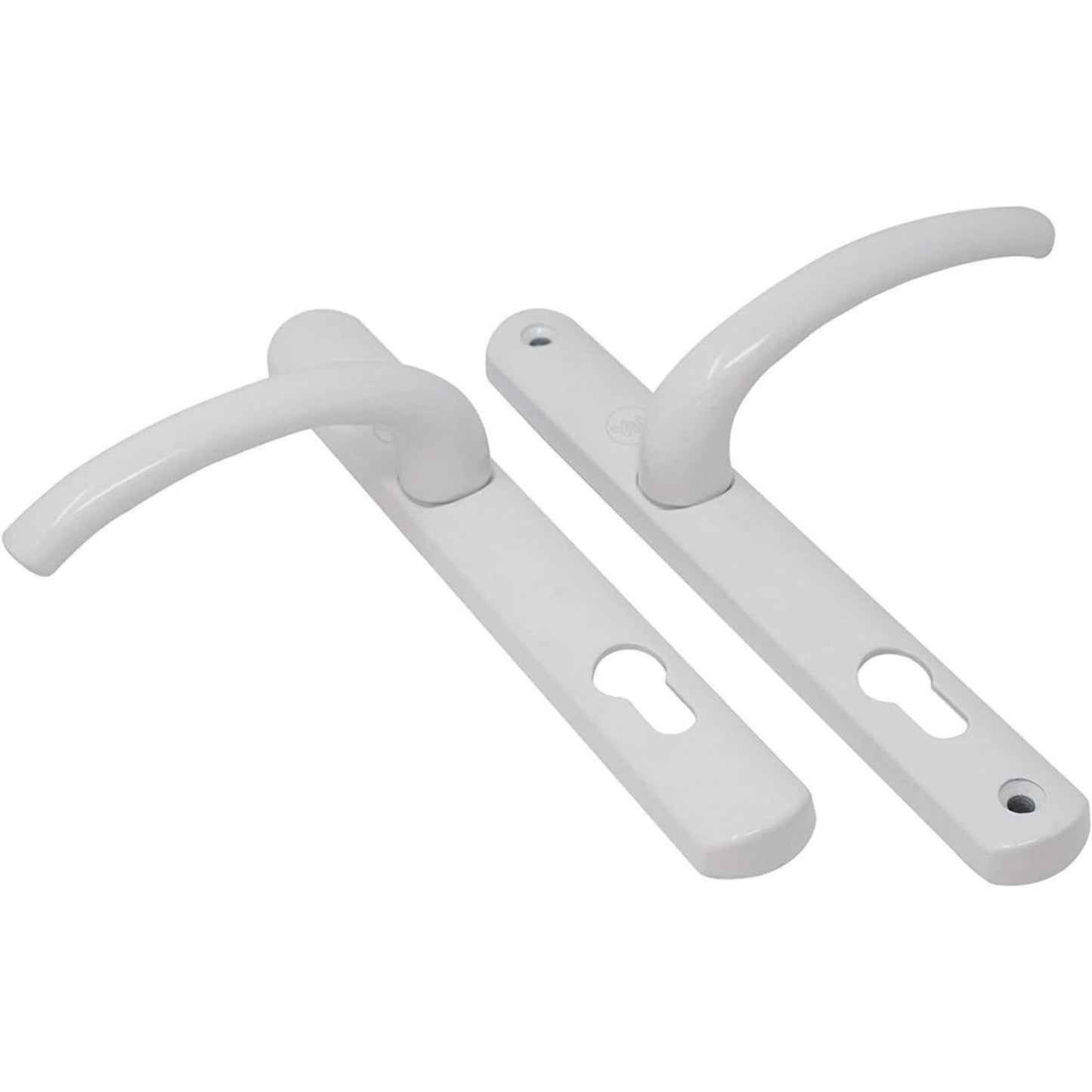 Yale Superior Door Handle Standard Security for PVCu Doors 92 mm/215 mm White