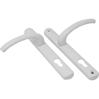 Yale Superior Door Handle Standard Security for PVCu Doors 92 mm/215 mm White