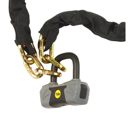 Yale Chain and Lock 1100mm Maximum Security Chain Bike Lock Heavy Duty 4 Keys