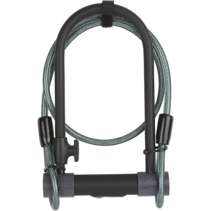 Yale Bike D Lock with Cable 230x115mm High Security 4 Laser Cut Keys Anti Drill