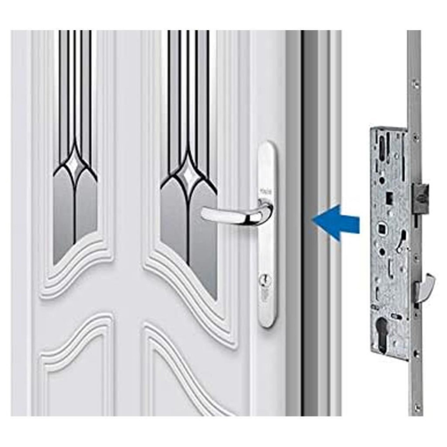 Yale YDM-ONTMB-H45SF Doormaster Timber Door Hook 45mm YS170 Split Follower Lock