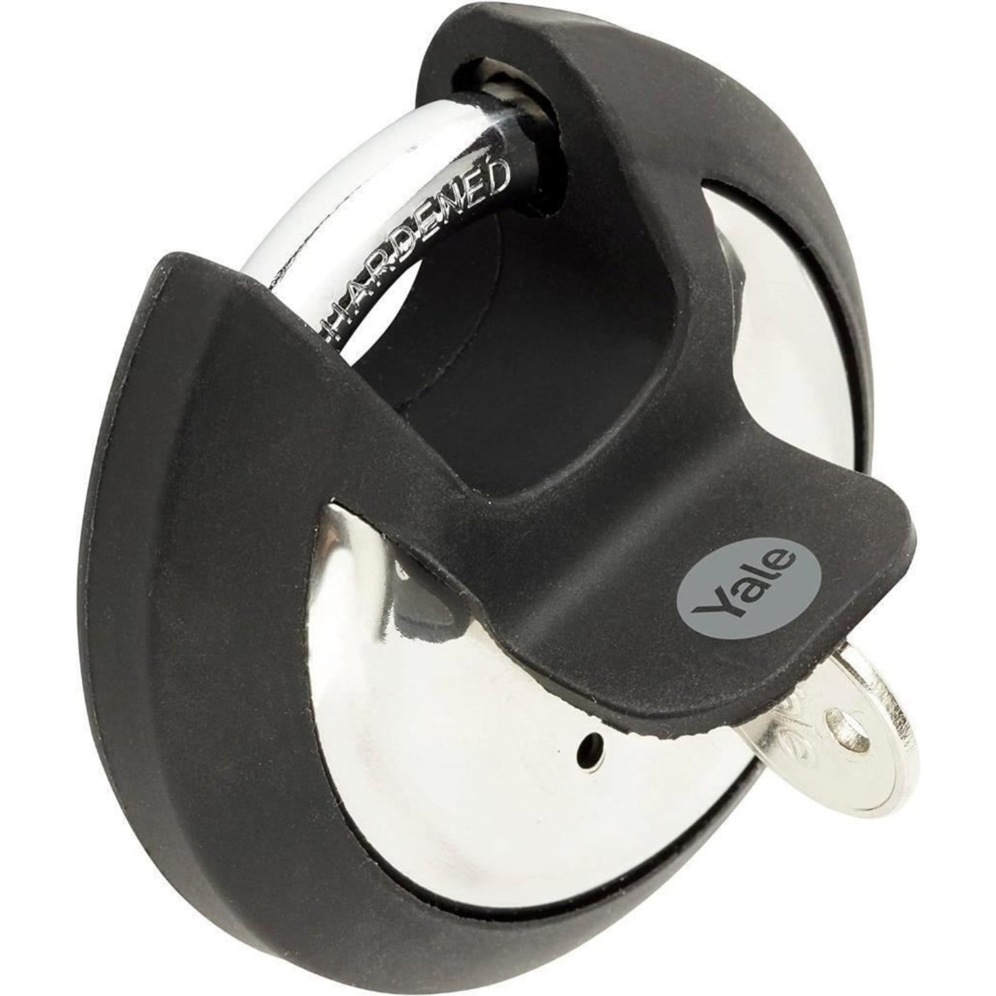 Yale Y130B Maximum Security Stainless Steel Discus Padlock With Cover 3 Key 70mm