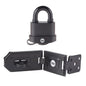 Yale Weatherproof Padlock and Hasp Outdoor Hardened Steel 3 Keys High Security