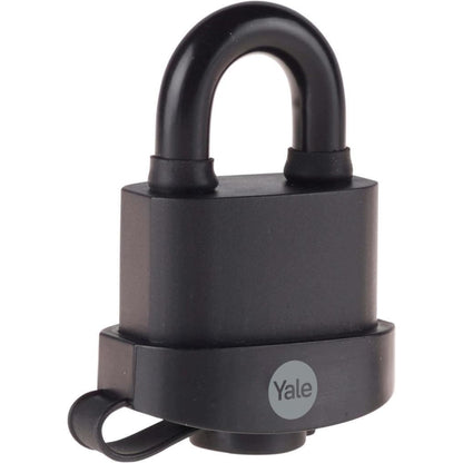 Yale Weatherproof Padlock and Hasp Outdoor Hardened Steel 3 Keys High Security