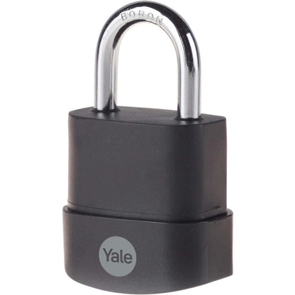 Yale Weatherproof Padlock Outdoor Hardened Steel 3 Keys Maximum Security