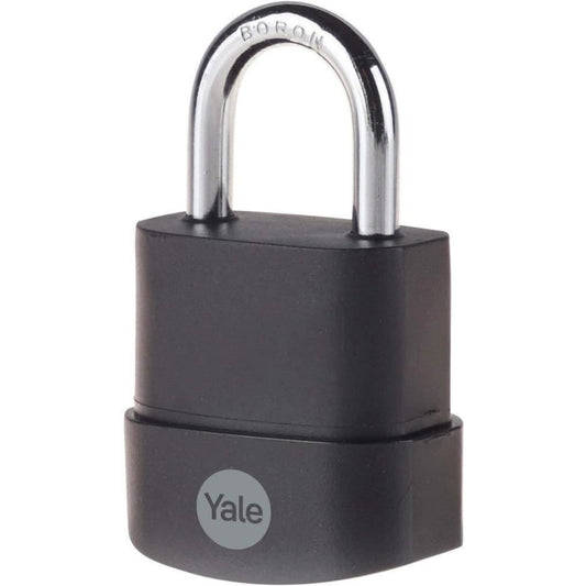 Yale Weatherproof Padlock Outdoor Hardened Steel 3 Keys Maximum Security
