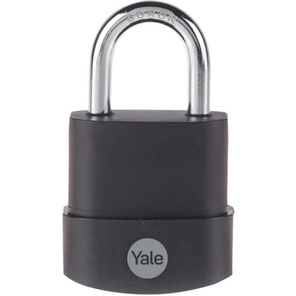Yale Weatherproof Padlock Outdoor Hardened Steel 3 Keys Maximum Security