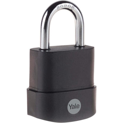 Yale Weatherproof Padlock Outdoor Hardened Steel 3 Keys Maximum Security