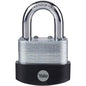 Yale Weatherproof Padlock 60mm Outdoor Lock Hardened Steel Shackle High Security
