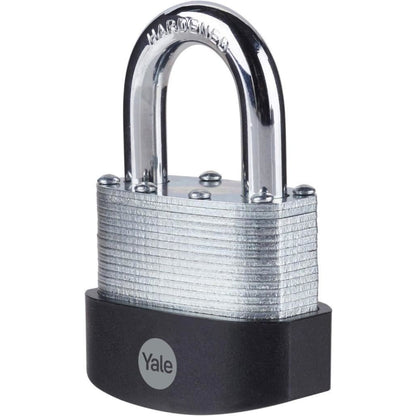 Yale Weatherproof Padlock 60mm Outdoor Lock Hardened Steel Shackle High Security