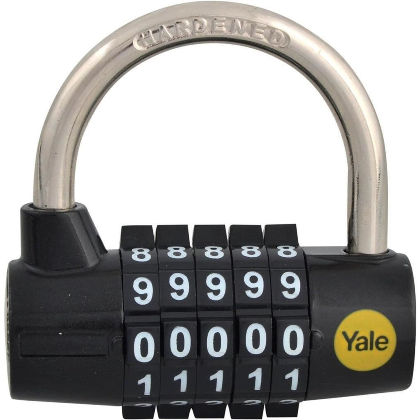 Yale Five Dial Combination Padlock for Indoor Usage 48 mm Steel Y160/48/123/1