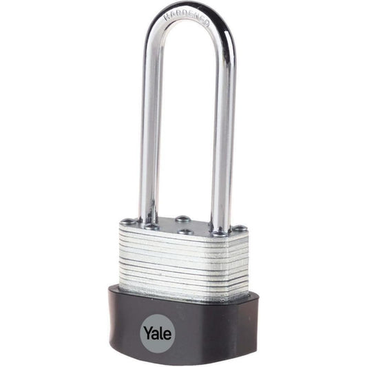 Yale Weatherproof Padlock 40mm Outdoor Lock Hardened Steel Shackle High Security