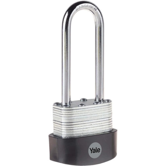 Yale Weatherproof Padlock 40mm Outdoor Lock Hardened Steel Shackle High Security