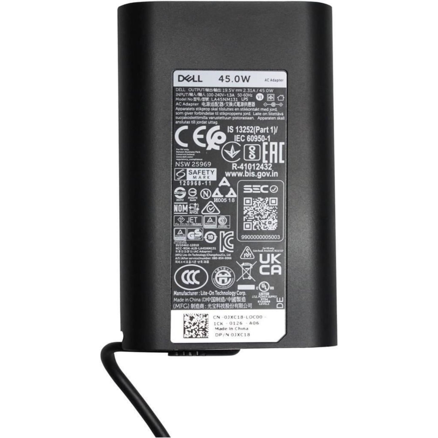 Dell Replacement Laptop AC Adapter Charger 45W UK CDF57