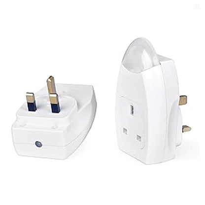 Masterplug Night Lights Soft Glow LED Dusk to Dawn Plug In Sockets Set of Two UK