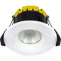 Luceco FType Compact Regressed Dimmable LED Downlight 6 Watts IP65 White Bezel