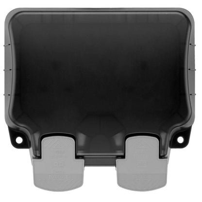 BG Electrical Weatherproof Outdoor Switched Double Socket with Wi-Fi Repeater