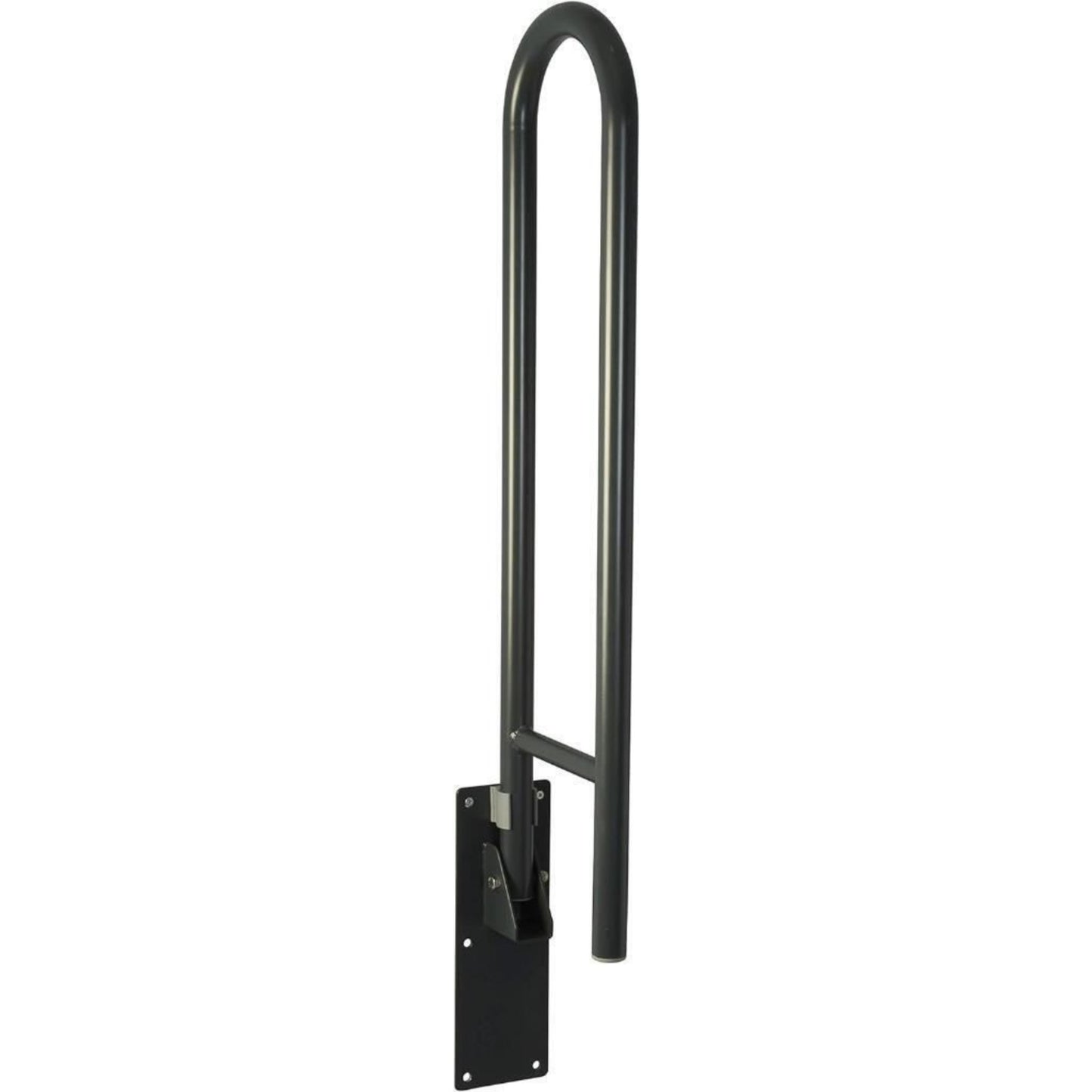 Croydex Fold Away Drop Down Grab Rail Wall Mount Mobility Aid Steel Grey
