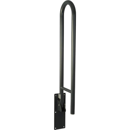 Croydex Fold Away Drop Down Grab Rail Wall Mount Mobility Aid Steel Grey