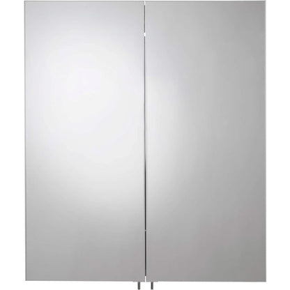 Croydex Warwick Double Door Illuminated Cabinet with LED Lighting Shaver Socket