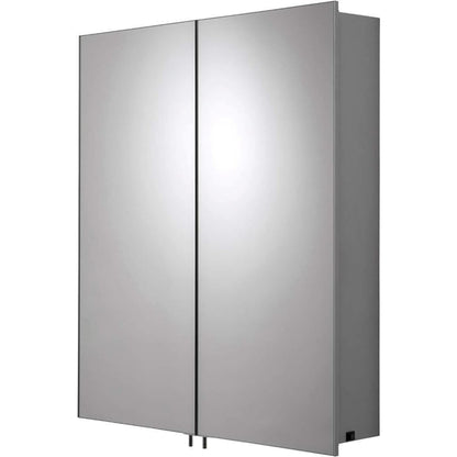 Croydex Warwick Double Door Illuminated Cabinet with LED Lighting Shaver Socket