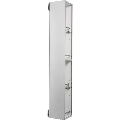 Croydex 1200 mm Ottawa Stainless Steel Spinning Cabinet with Mirror and Shelves