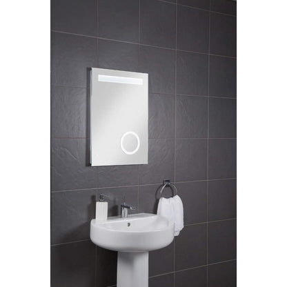 Croydex LED Illuminated Mirror with Heated Demister x3 Beauty Mirror 64x45x35cm