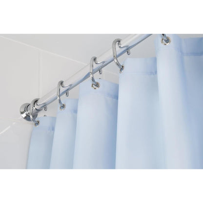 Croydex Telescopic Shower Curtain Rod Stick 'N' Lock Chrome 110cm to 260cm