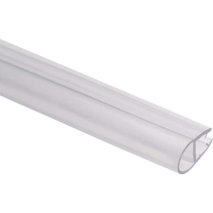 Croydex Rigid Shower Screen Door Tube Seal Kit Fits 4-6 mm Panels 1000mm Length
