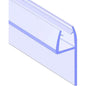 Croydex Rigid Shower Screen Door Wiper Seal Kit Fits 4-6 mm Panels 1000mm Length