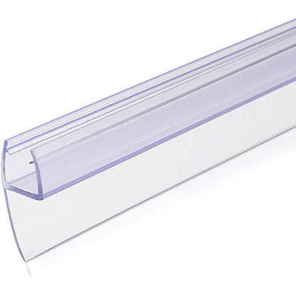 Croydex Rigid Shower Screen Door Wiper Seal Kit Fits 4-6 mm Panels 1000mm Length