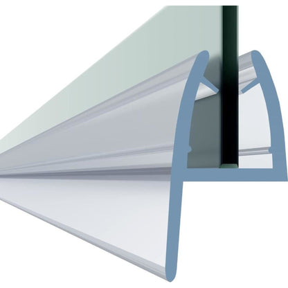 Croydex Rigid Shower Screen Door Wiper Seal Kit Fits 4-6 mm Panels 1000mm Length