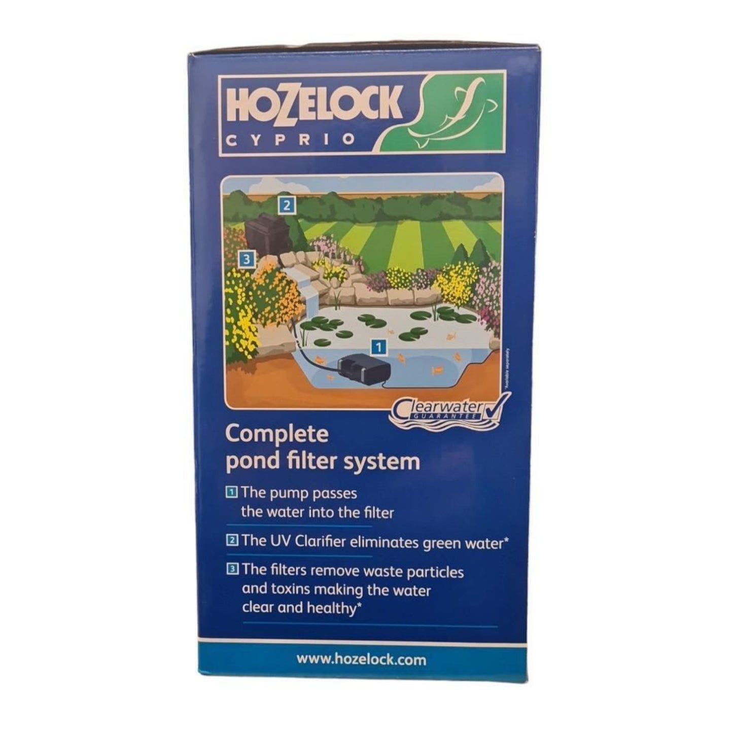 Hozelock Aquaforce Solids Handling Filter Waterfall Pump 1000 (1000LPH)