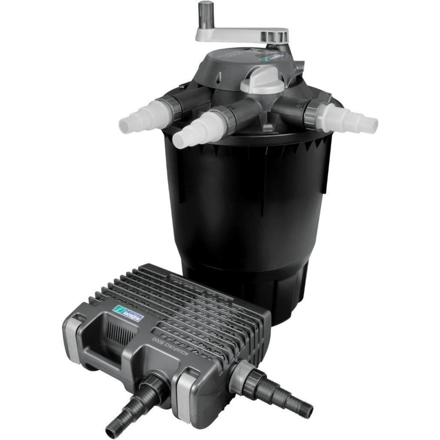 Hozelock Bioforce Revolution 28000 14000 Pond Filter and Aquaforce 8000 Pump Kit