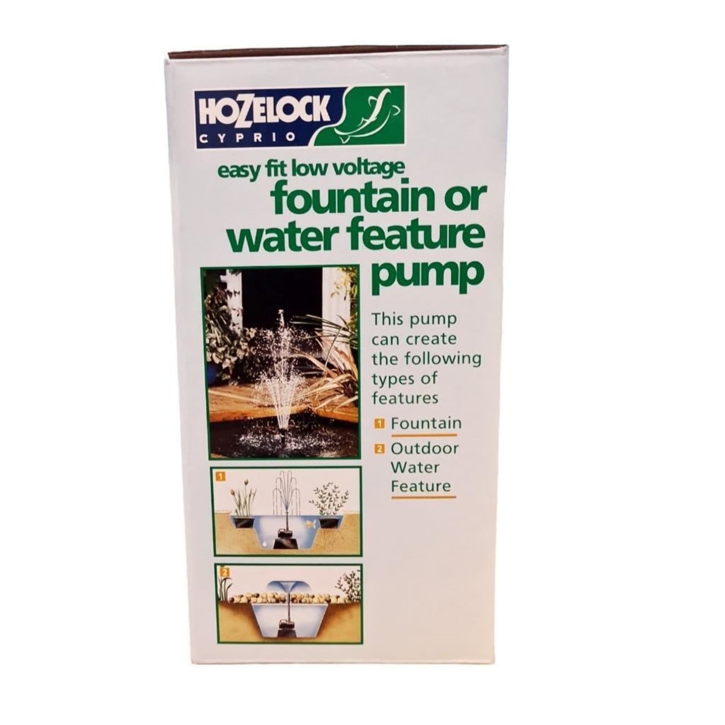 Hozelock 700LPH Cascade Fountain Waterfall and Fountain Pump for Small Pond 3072