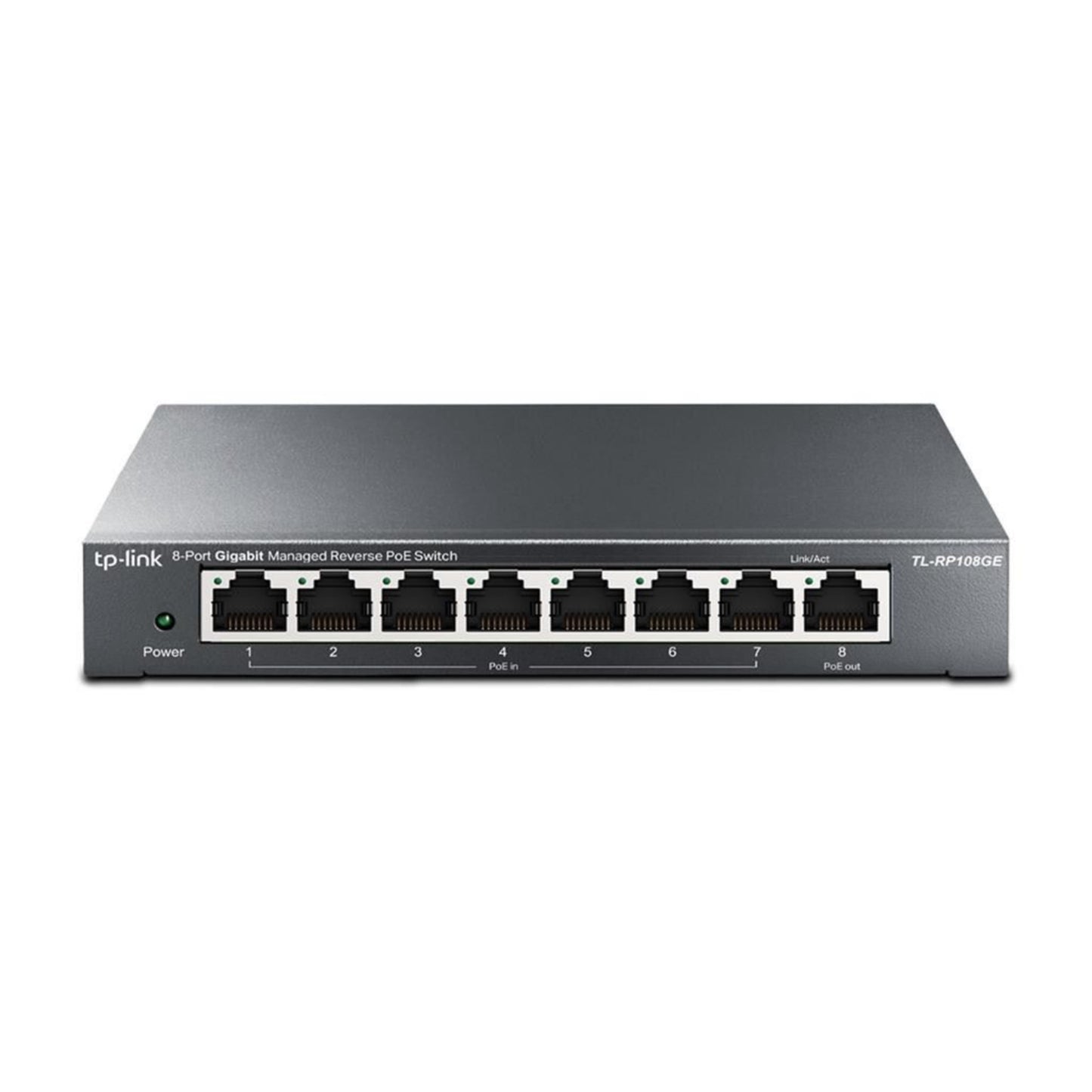 TP-Link 8-Port Gigabit Managed Reverse PoE Switch TL-RP108GE NO Power Supply