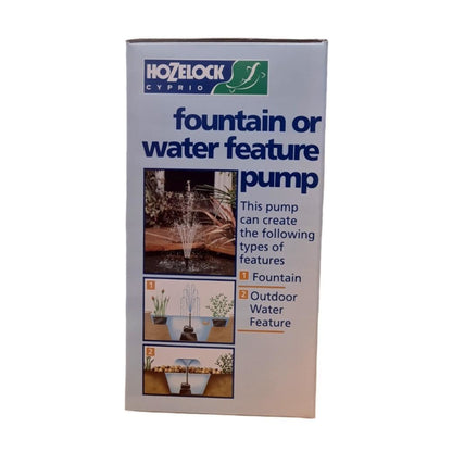 Hozelock 700LPH Cascade Fountain Waterfall and Fountain Pump for Small Pond 3372