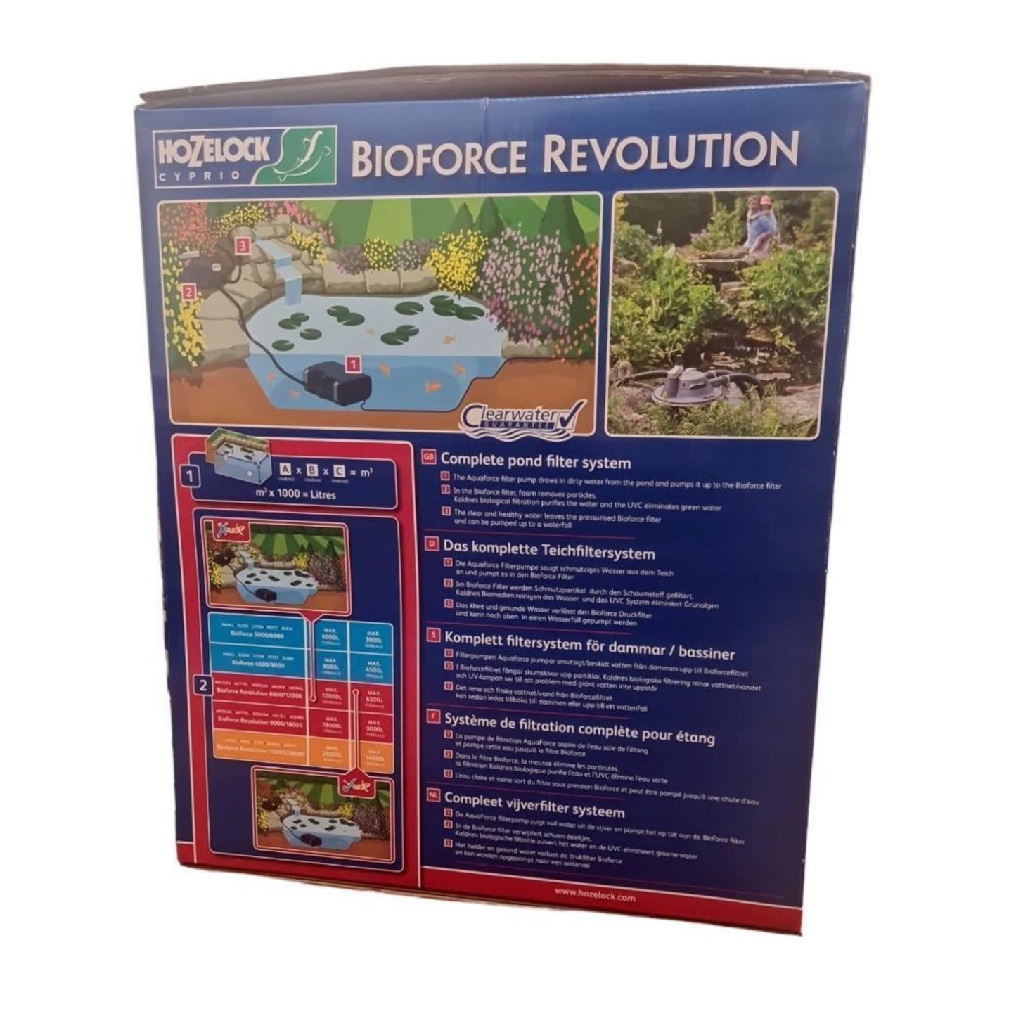 Hozelock Bioforce Revolution 12000 6000 Pond Filter and Aquaforce 4000 Pump Kit