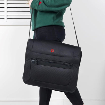 Wenger 16 inch Business Messenger Bag with Shoulder Strap Padded Laptop Pocket