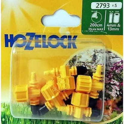 Hozelock Irrigator 90 Degree Adjustable Flow Irrigation Vari-Jets Pack of  5