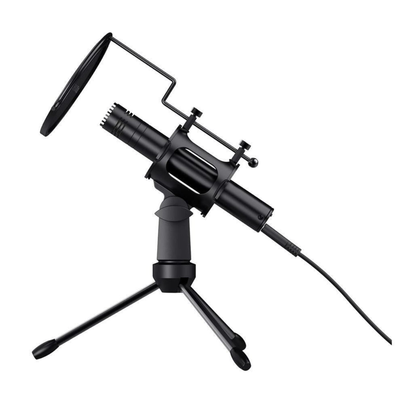 Trust USB Streaming Microphone Mic with Tripod Stand Pop Filter GXT 241 Velica